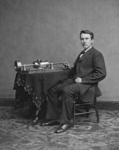 エジソンの3大発明蓄音機